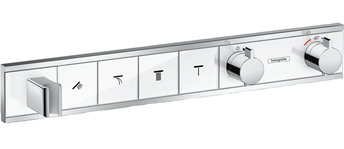 

Термостат скрытого монтажа Hansgrohe RainSelect с 4 кнопками 15357400