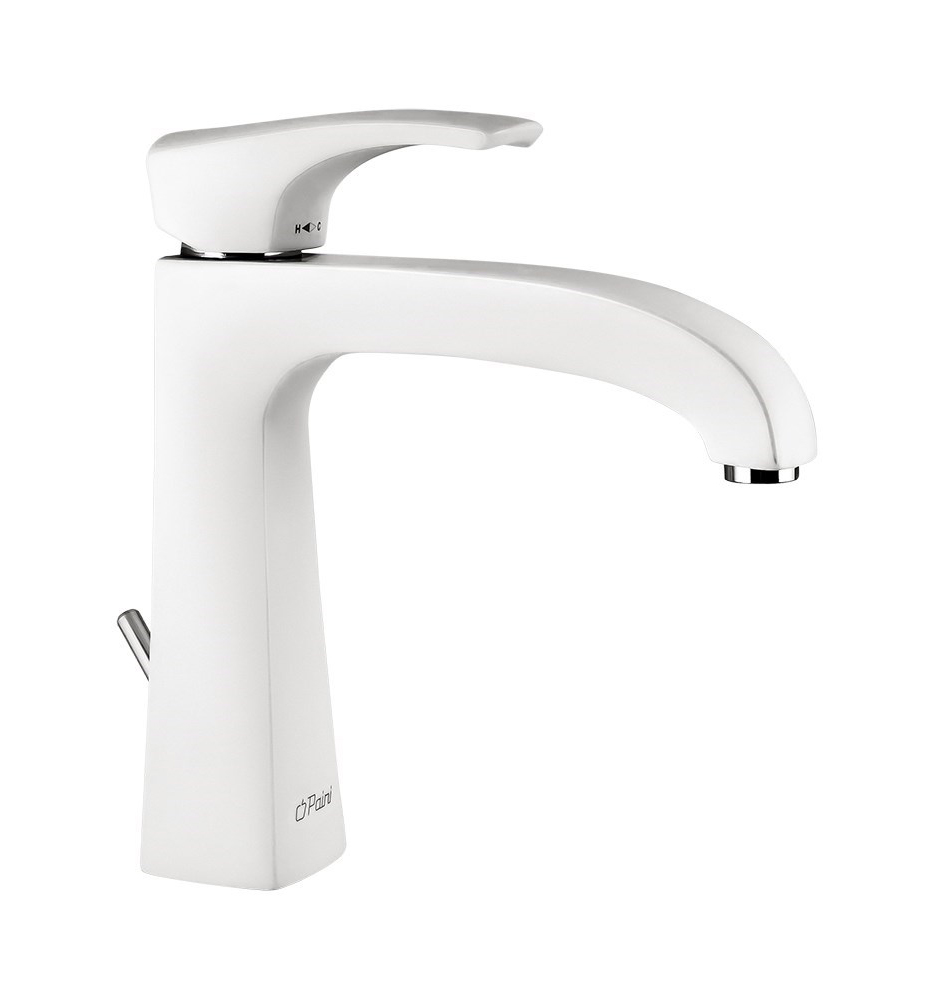 

Смеситель для раковины Paini Lady с донным клапаном, белый 89BY211KM