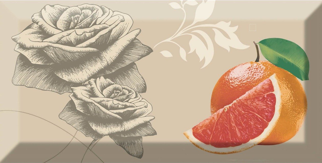 

Керамическая плитка Absolut Keramika Monocolor Decor Vintage 01 Декор 10x20