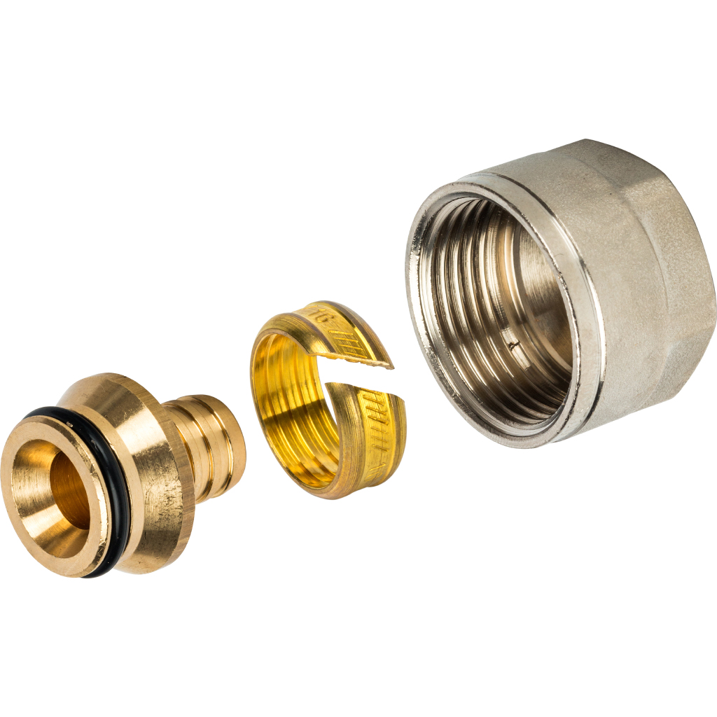 

STOUT фитинг компрессионный для труб PEX 16х2,2х1/2