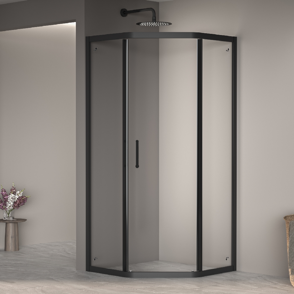 Душевой уголок RGW Passage PA-86B 900x900x1950 черный 38088699-14