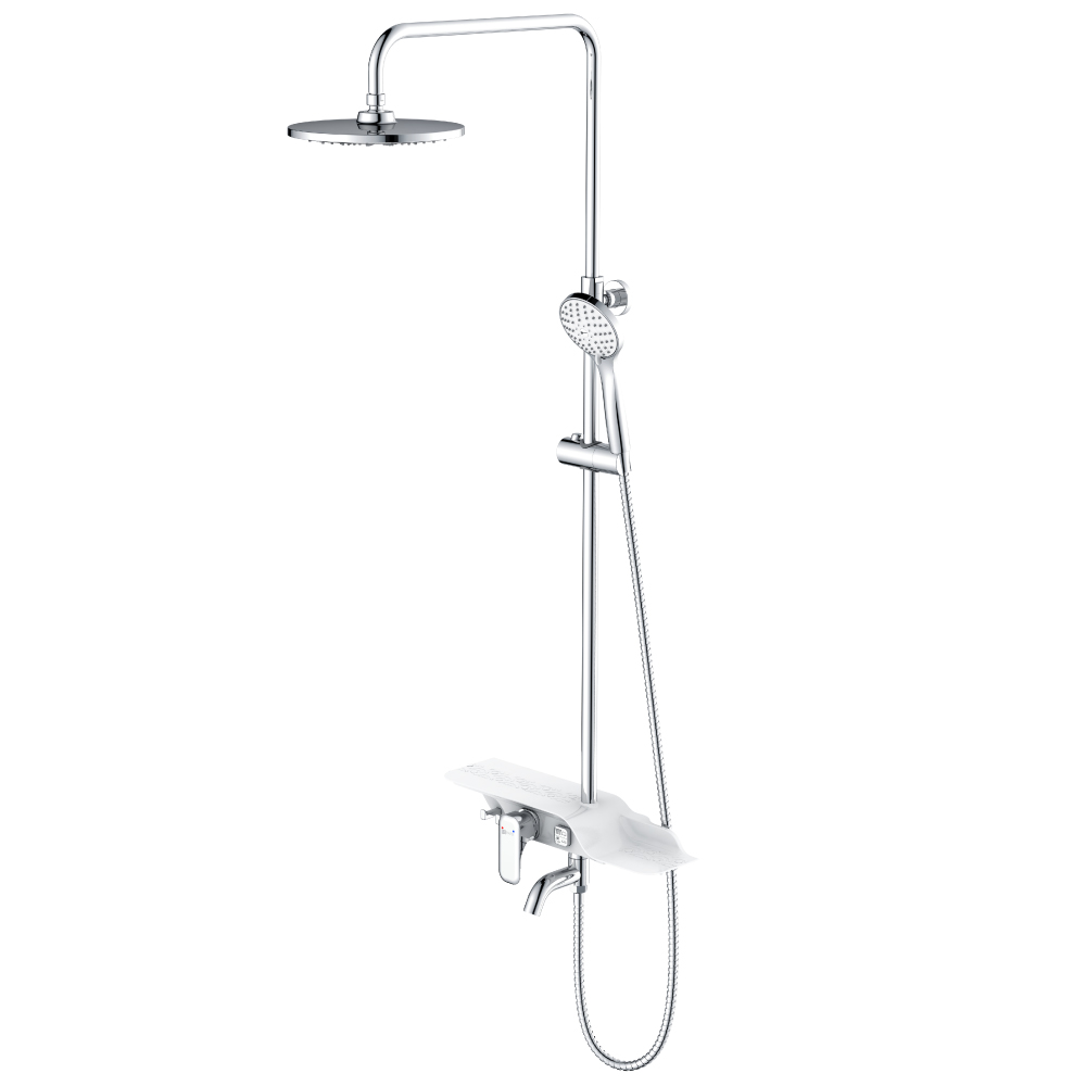 

Душевая колонна со смесителем, верхним и ручным душем Lemark Tropic LM7003C