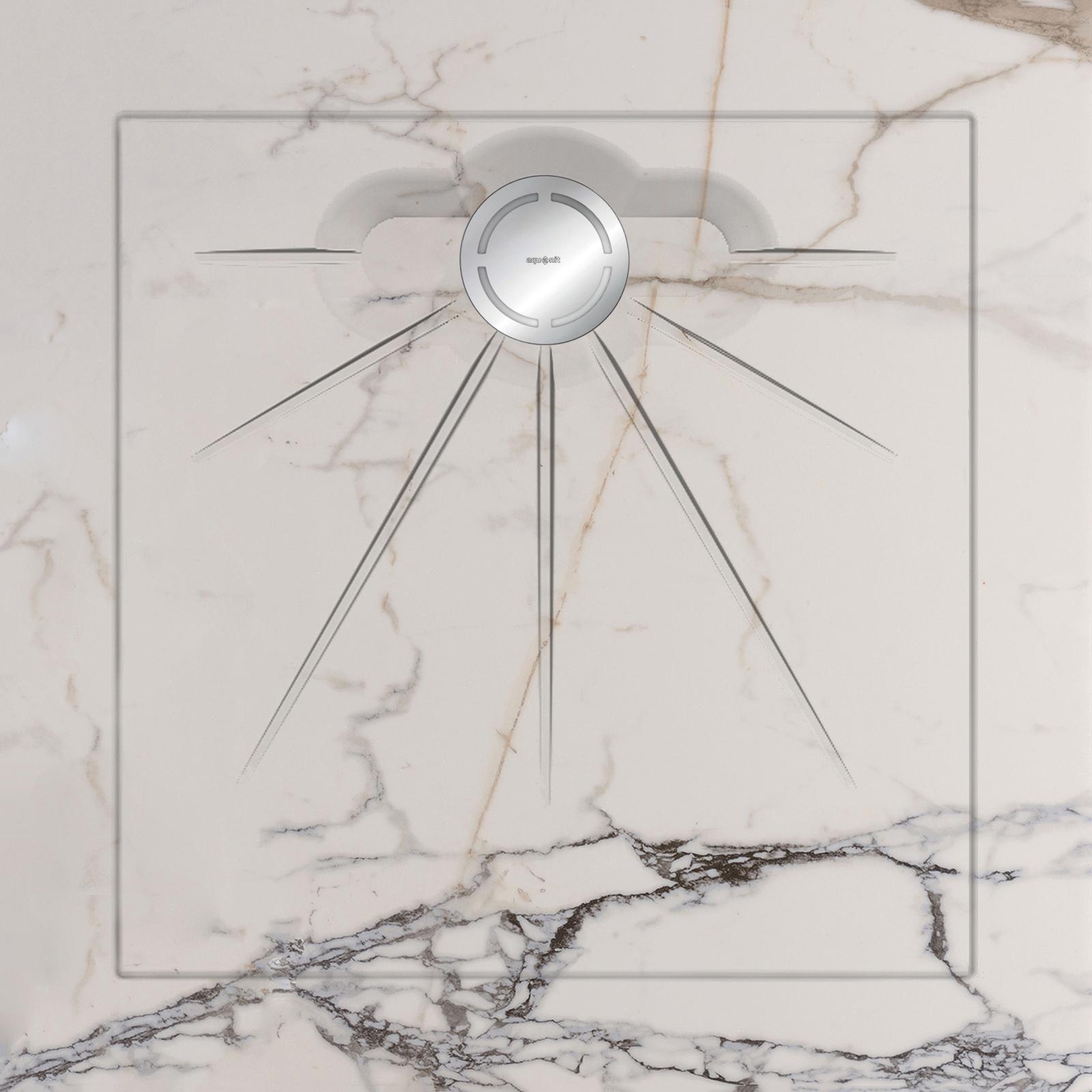 

Душевые поддоны Aquanit Havana White Multi Circle Massive 90x90