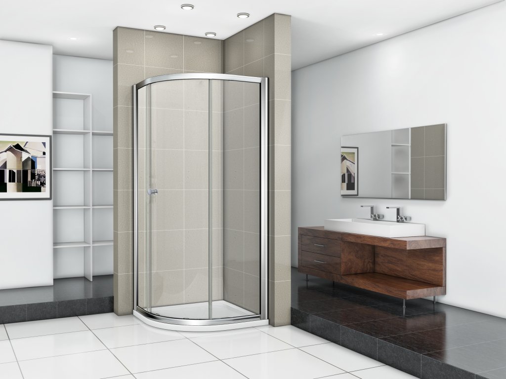 

Душевой уголок CEZARES PRATICO-R-1 1850х900х900 Хром