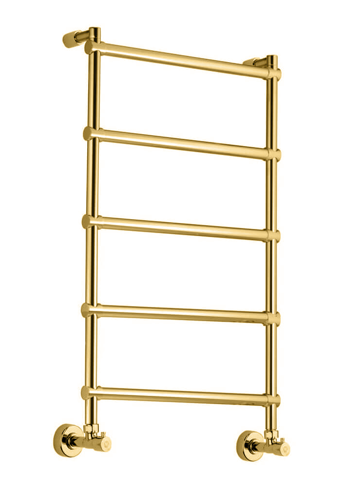 

Водяной полотенцесушитель Margaroli Sole 891x535 золото 4424705GON