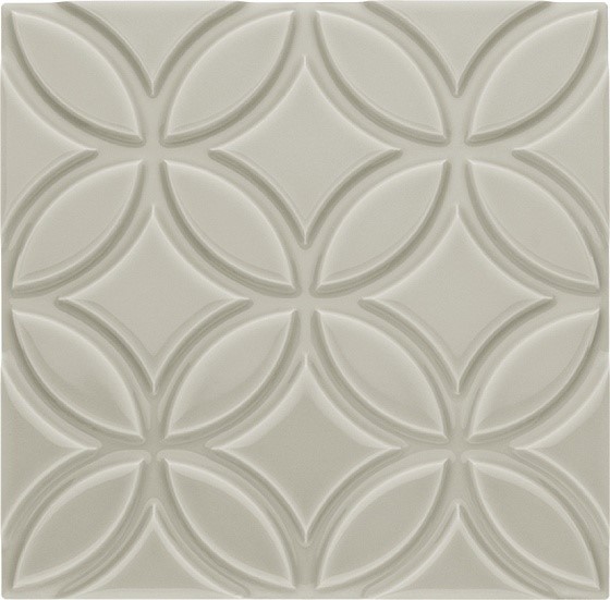 

Керамическая плитка Adex Neri ADNE4136 Relieve Botanical Silver Mist декор 15х15