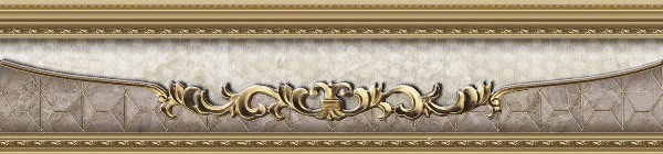 

Керамическая плитка El Molino Clasic Cenefa Oro бордюр 7x30