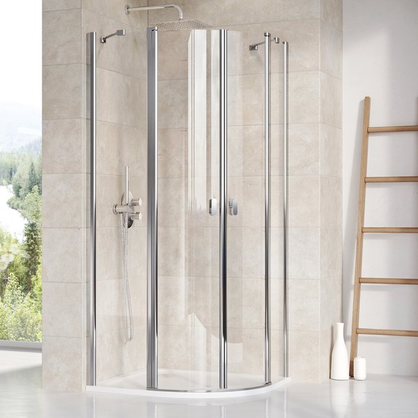 Душевой уголок Ravak Chrome CSKK4 1950x800x800 сатин 3Q140U00Z1