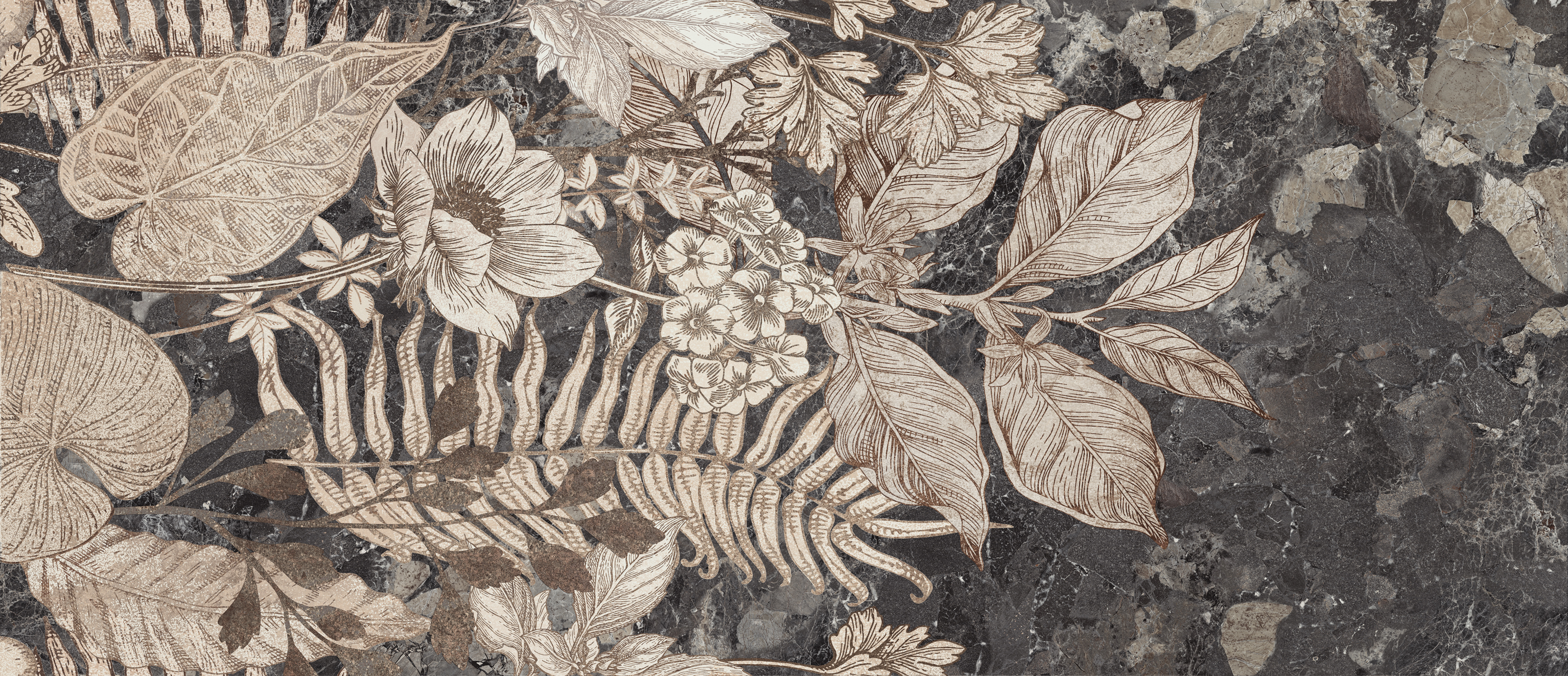 Керамогранит Naxos Mockup Floralia Nat Ret 60x120