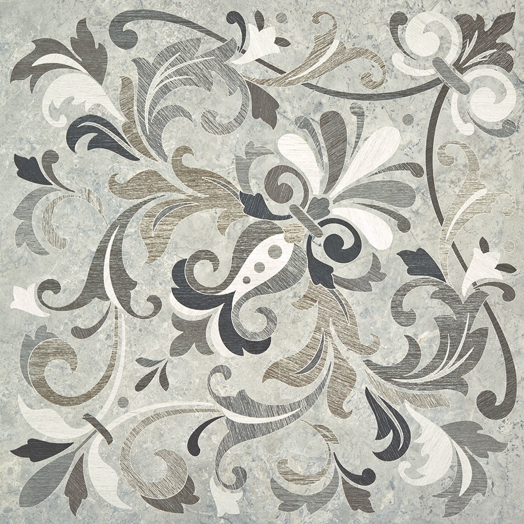 

Керамогранит Rocersa Eleganza Dec Grigio 80x80