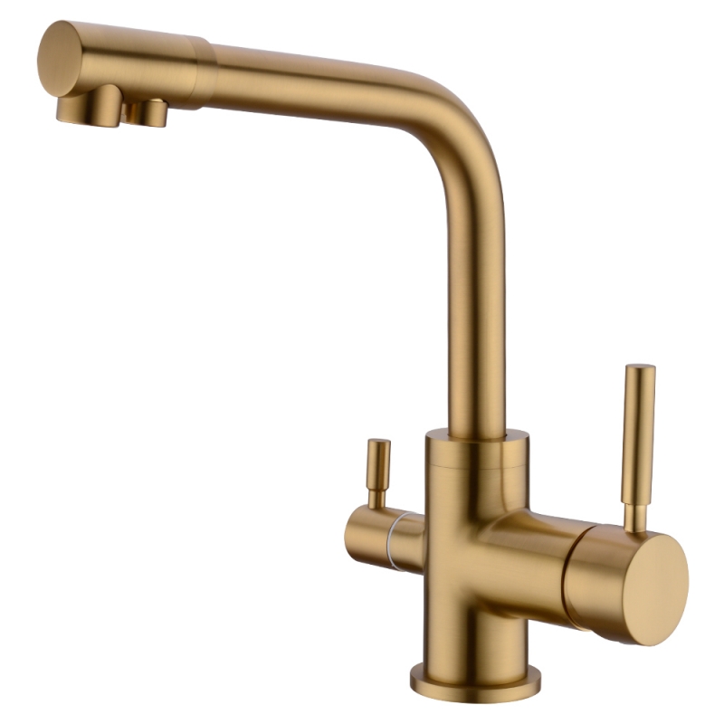 Смеситель для кухни EMAR PVD золото ECB - 3003N PVD Golden