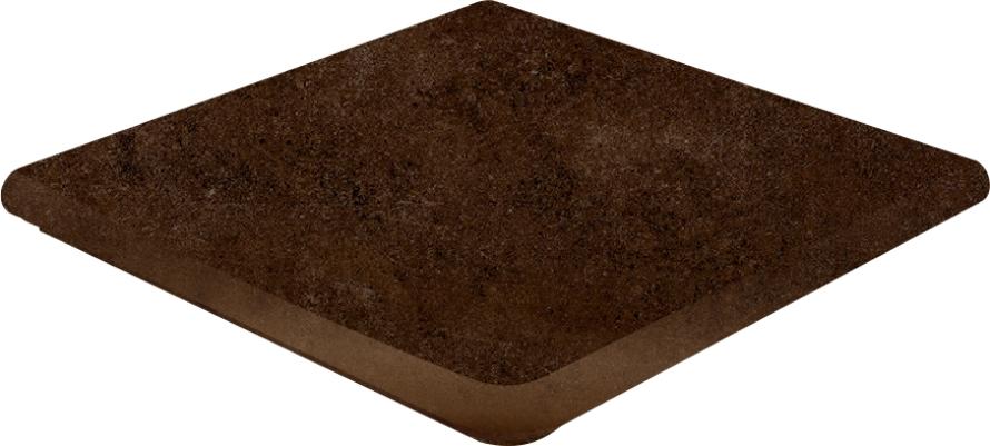 Ступень Gres de Aragon Urban Esquina Redonda Caoba Antideslizante угловая 33х33