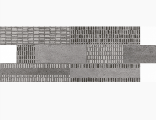 

Керамическая плитка Naxos Living Rock Rev. Brick Charcoal настенная 10,5x40