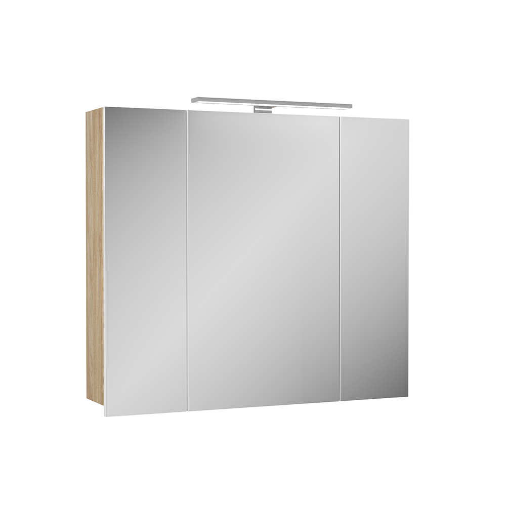 

Зеркальный шкаф Diborg Lande 80 подвесная дуб 77.3195