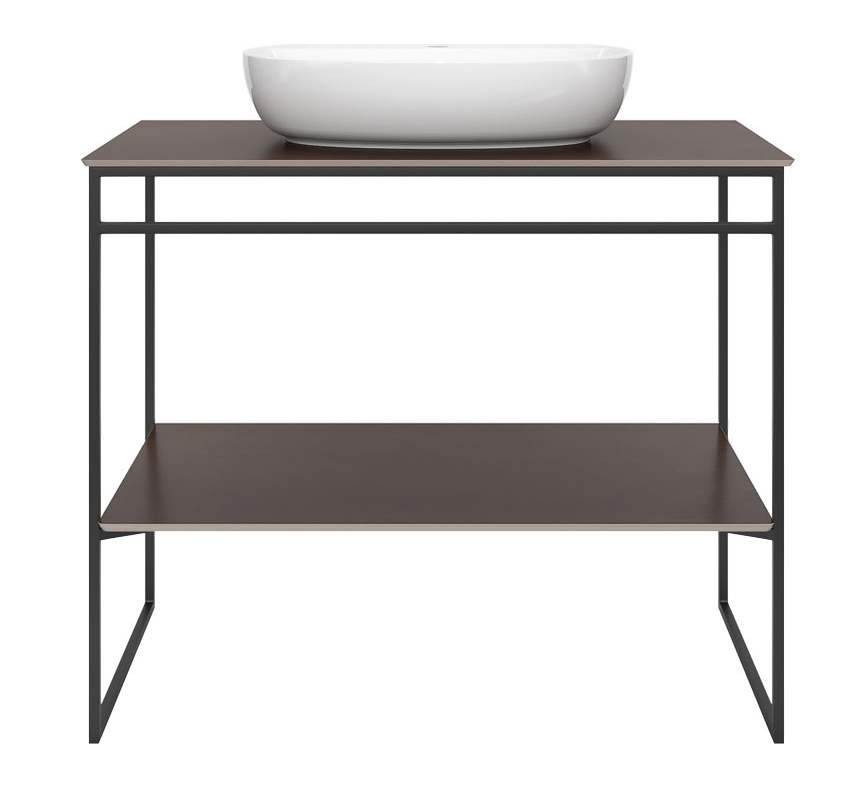 

Столешница для накладных раковин Фондамента Kerama Marazzi PLAZA 100 PL1.DL500900R\100 серый