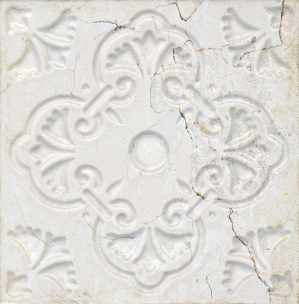 

Керамическая плитка Aparici Aged White Ornato настенная 20х20