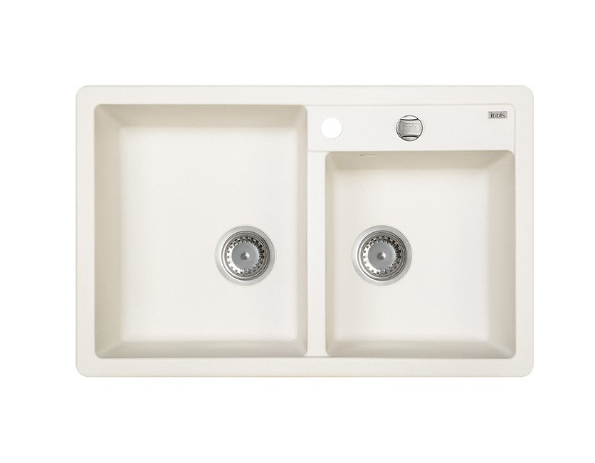 

Мойка для кухни IDDIS Vane G 2 чаши 780х500 V25W782i87 белый