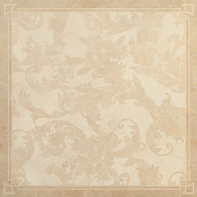 

Керамогранит Versace Marble Beige 240074 Dec. Cass. Foglia декор 58,5x58,5