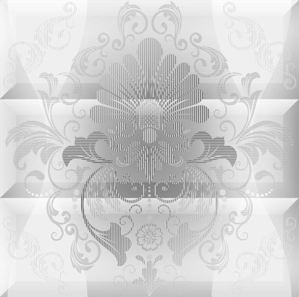 

Керамическая плитка Absolut Keramika Vintage Composicion Ornamental Blanco Панно 45x45