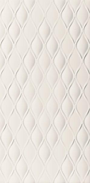 

Керамическая плитка Marca Corona 4D Drop White Dek декор 40х80