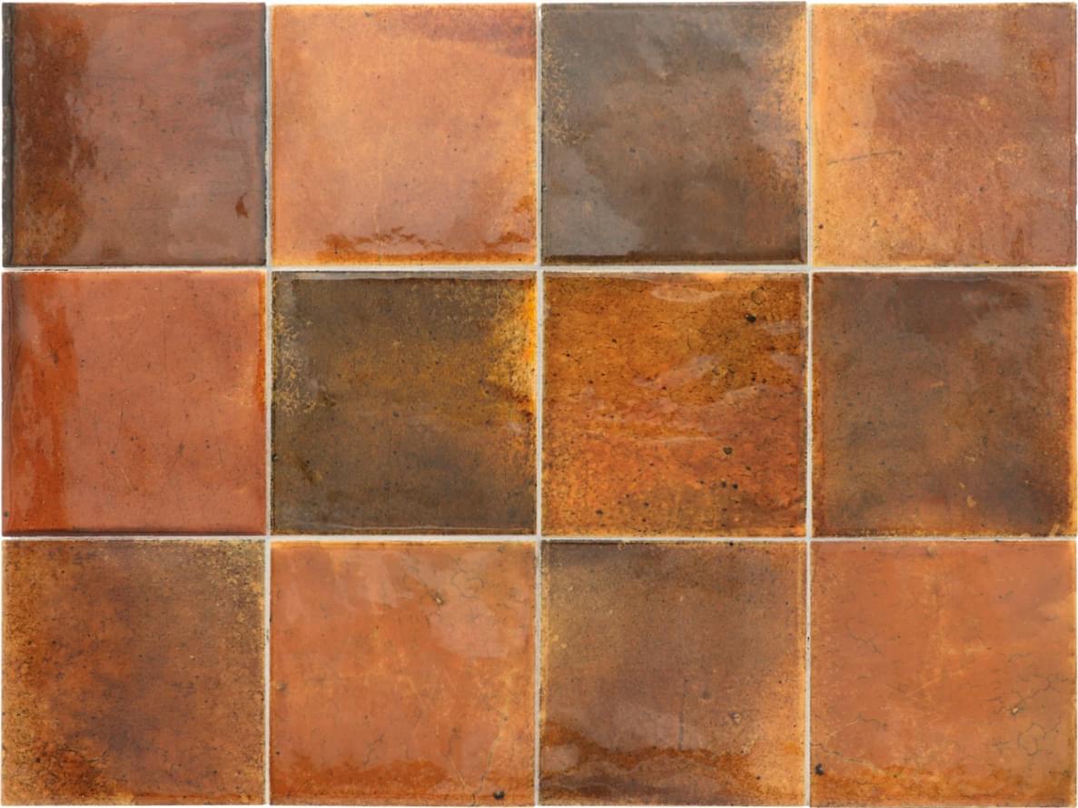 Керамическая плитка Equipe Hanoi 30018 Burnt Red настенная 10x10