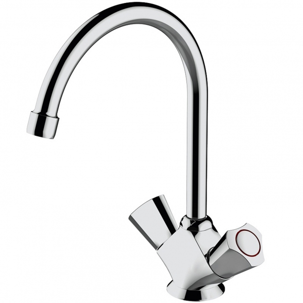 

Смеситель для кухни Bravat Duo F7133186CP-RUS