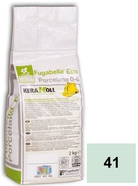 

Затирка Kerakoll Fugabella Eco Porcelana цементная 41 Eucalipto 2кг