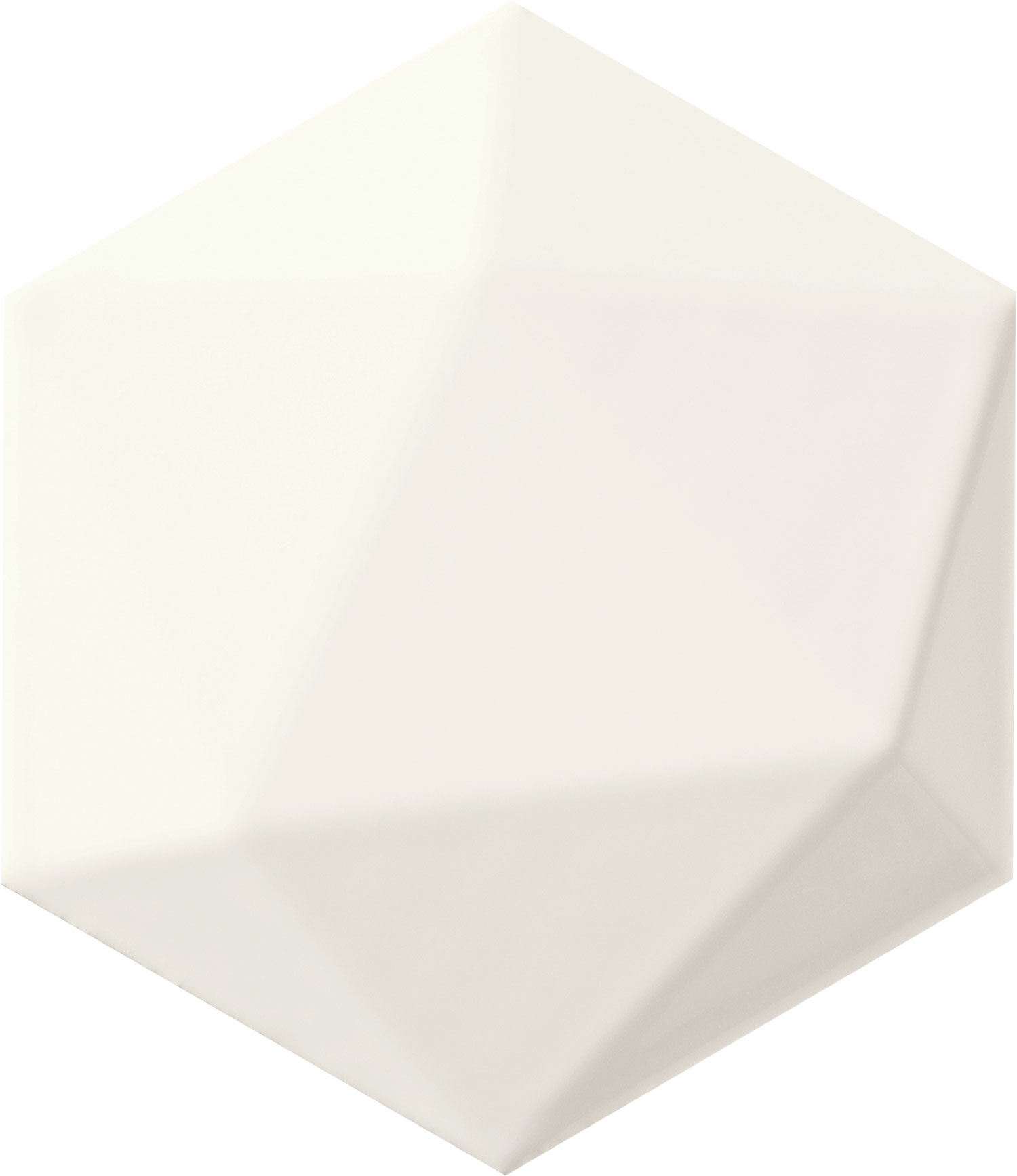 Керамическая плитка Tubadzin Origami W-white hex настенная 11x12,5