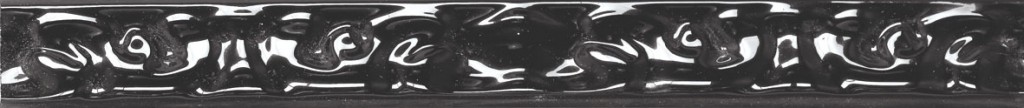 

Керамическая плитка Piemme Boiserie MRV042 Formella Lacca Nero бордюр 3x30
