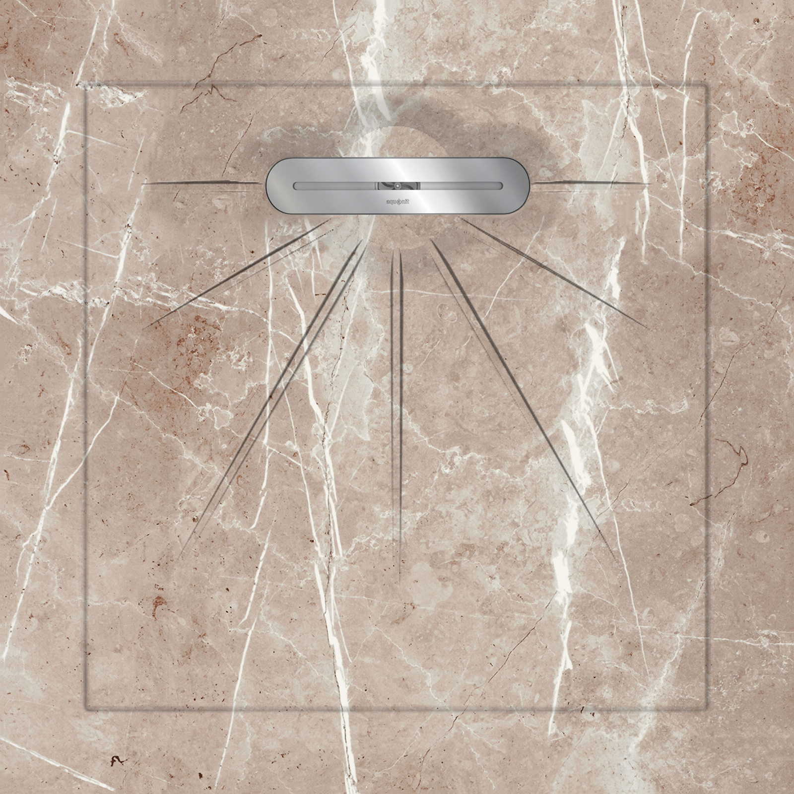 

Душевые поддоны Aquanit Luxor Light Brown Multi Linear Massive 90x90