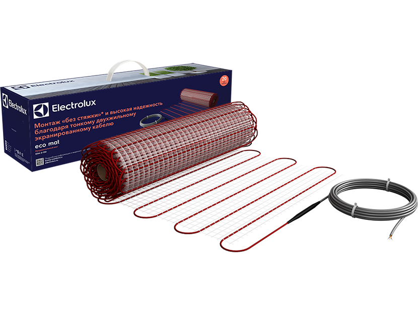 Нагревательные маты Electrolux Eco Mat комплект с терморегулятором