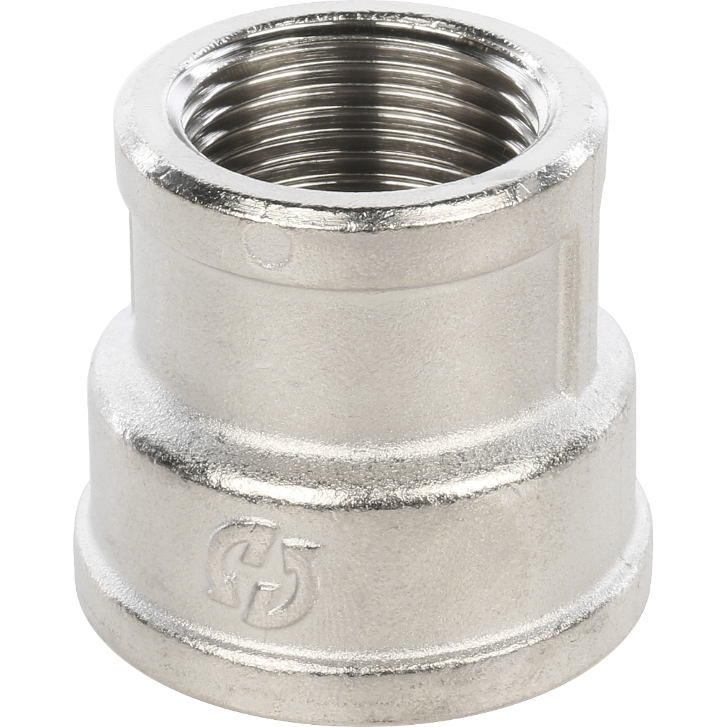 

STOUT Муфта переходная ВВ 1" x 3/4" никелированная