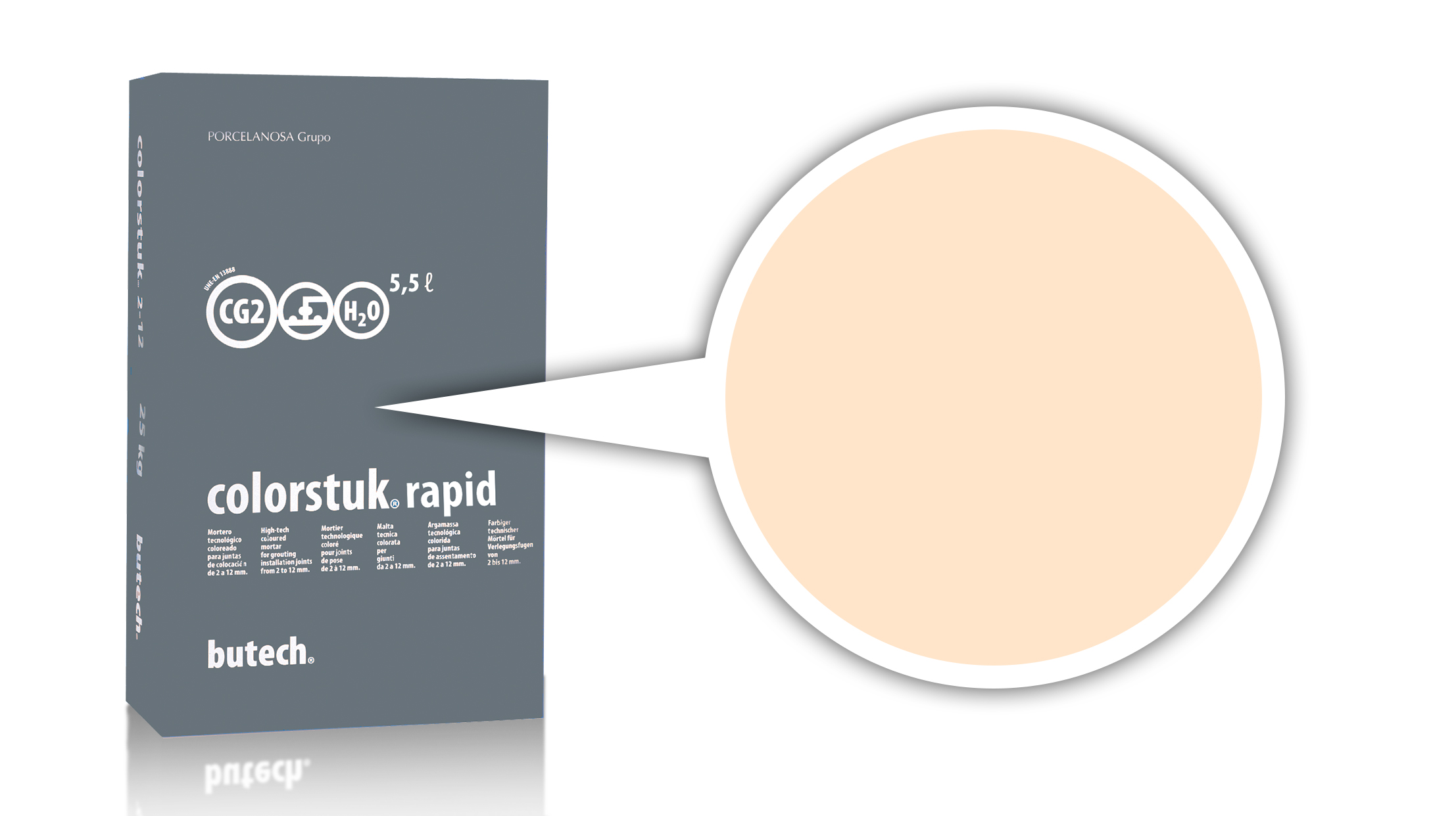 

Затирка Butech Colorstuk Rapid N Marfil (5 кг)