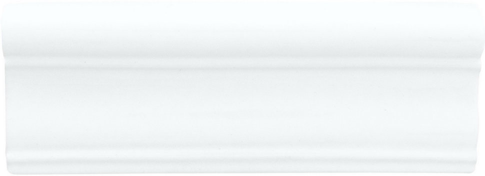 

Керамическая плитка Adex Studio ADST5091 Cornisa Snow Cap Бордюр 7,5x19,8