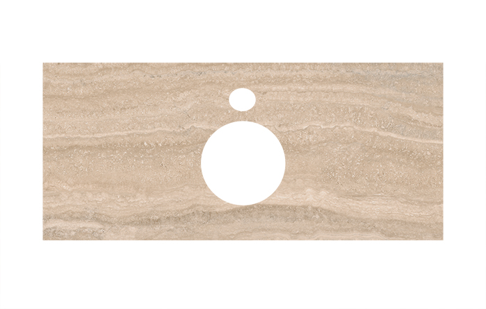 

Столешница для накладных раковин Риальто Kerama Marazzi PLAZA 100 PL1.SG560400R\100 песочный