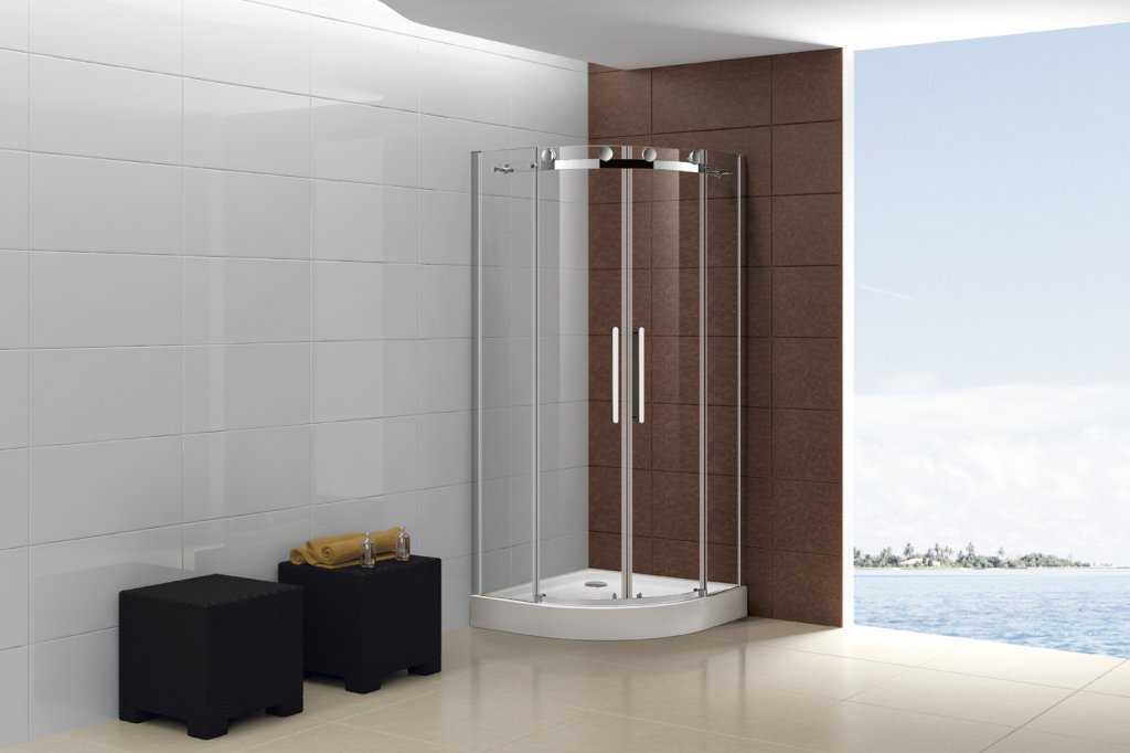 

Душевой уголок CEZARES STYLUS-M-R-2 1950x900x900 Хром