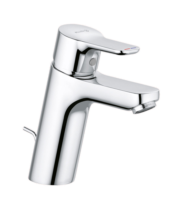 

Смеситель для раковины Kludi Pure&Easy с донным клапаном хром 372900565