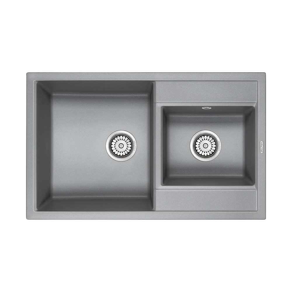 Мойка для кухни Paulmark Tandem серый PM238250-GR