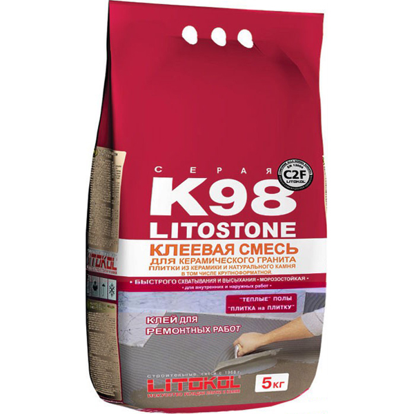 

Клей Litokol Litostone K98 серый 5кг