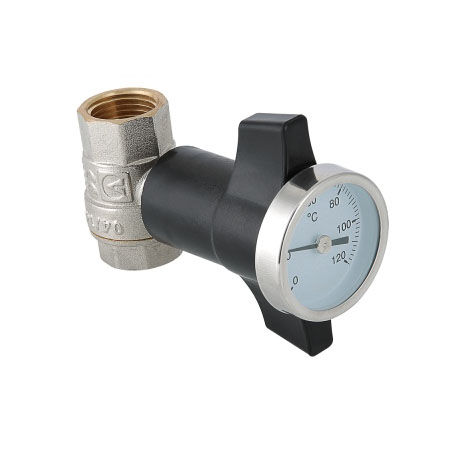 Valtec Кран шаровой c термометром 1/2"