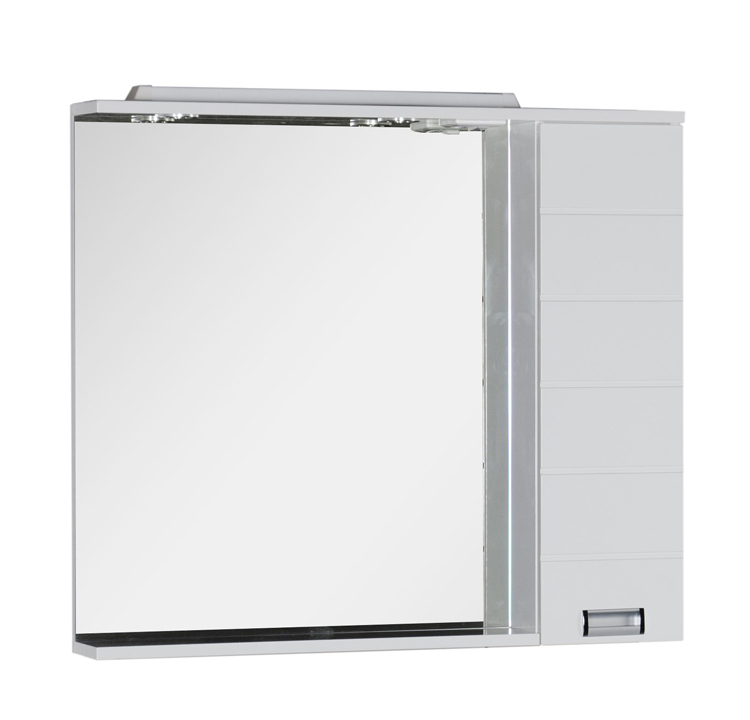 Зеркальный шкаф Aquanet Сити 100 белый 00170566