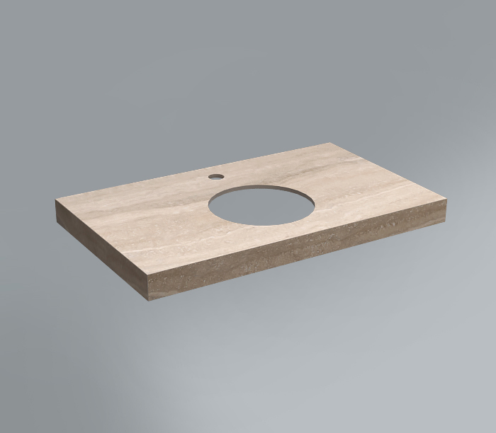 

Столешница Риальто Kerama Marazzi Canaletto 80х48 CN80.SG560400R песочный натуральный