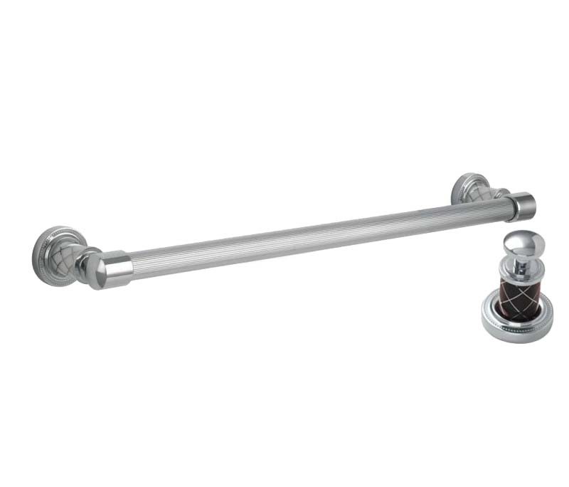 Полотенцедержатель Boheme MURANO CHROME 60 шоколад 10902-CH-CR