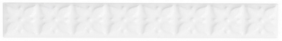 

Керамическая плитка Adex Studio ADST4019 Relieve Ponciana Snow Cap бордюр 2,5x19,8