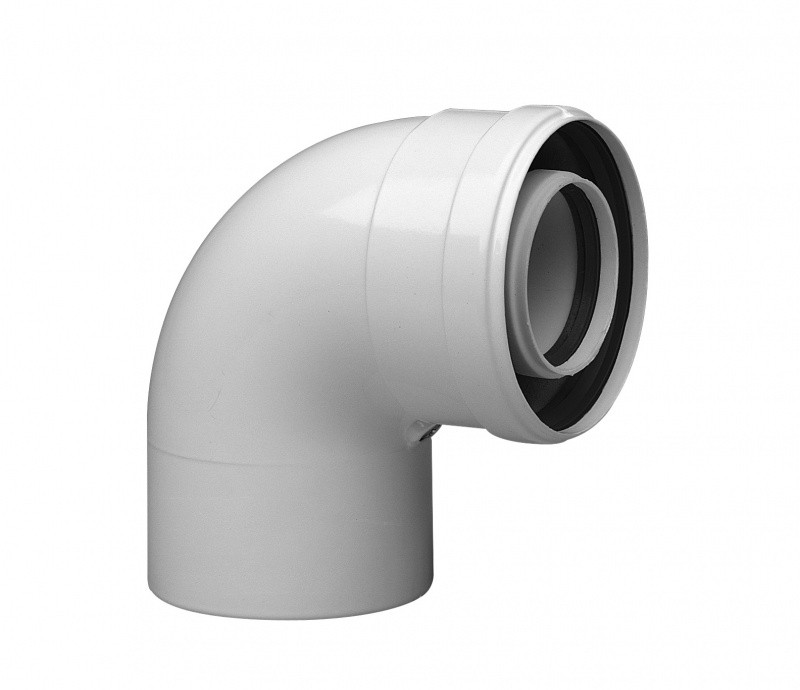 

BAXI Коаксиальный отвод 90° HT