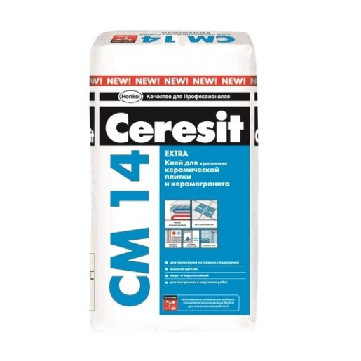 

Клей для плитки Ceresit CM 14/25 Extra