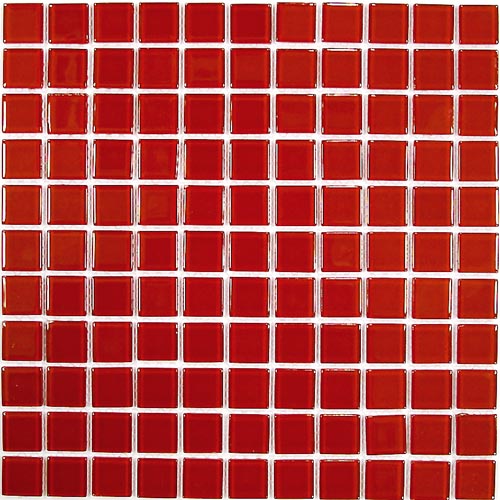 

Стеклянная Мозаика Bonaparte Red glass (4x25x25) 30x30
