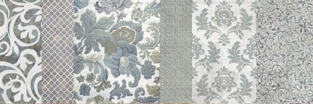 

Керамическая плитка Ibero Perlage Dec. Versalles Perle Mix декор 25x75