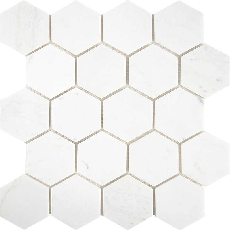 

Мозаика из нат. мрамора Starmosaic Hexagon VMwP 30,5х30,5 (64x74)