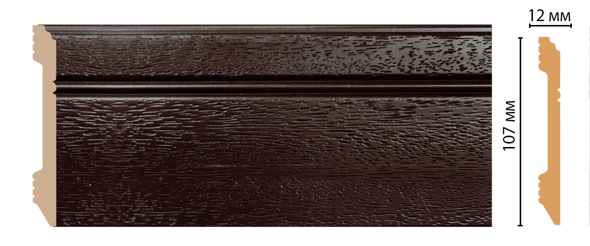 Плинтус цветной Decomaster D105-433 ДМ